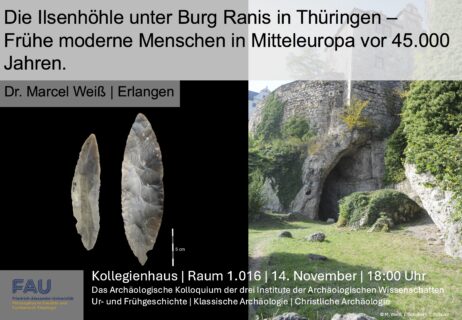 Zum Artikel "Das Archäologische Kolloquium – Die Ilsenhöhle unter Burg Ranis in Thüringen – Frühe moderne Menschen in Mitteleuropa vor 45.000 Jahren."